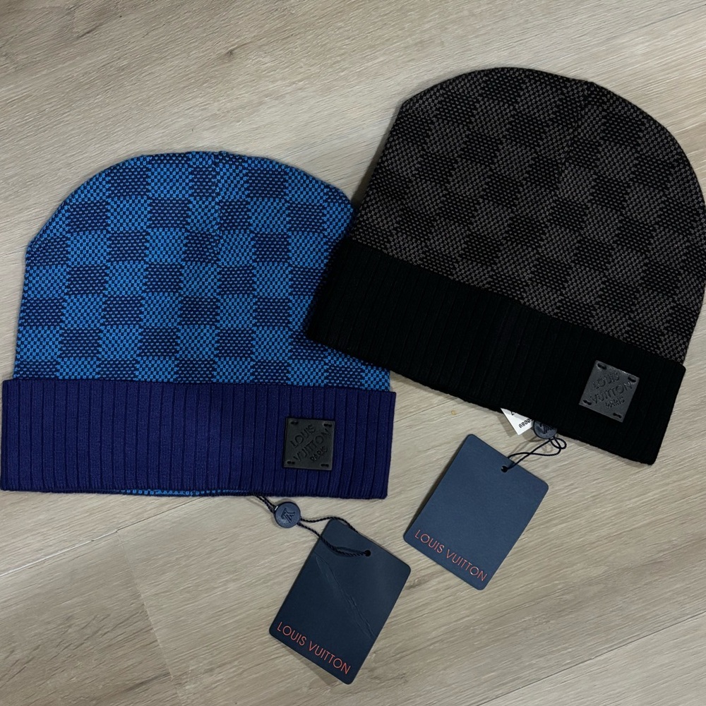 Black & Blue Beanie